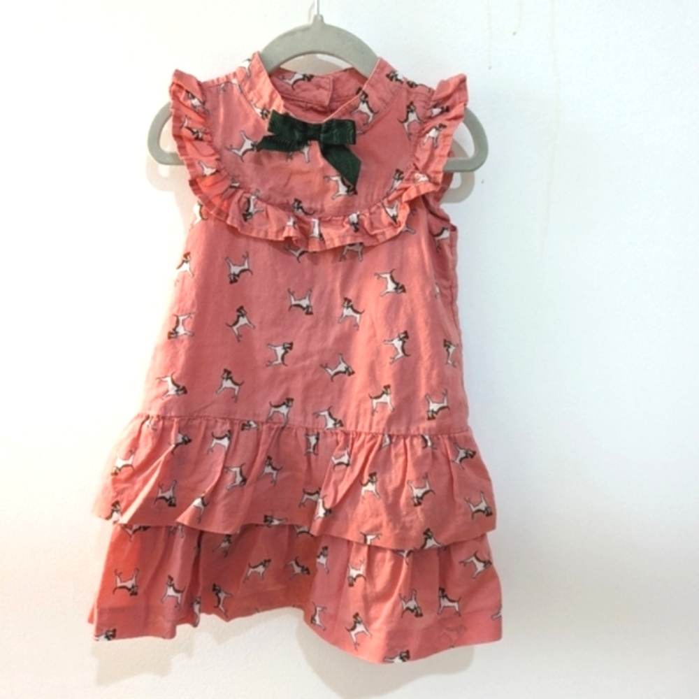 Janie & Jack Dog Print Dress